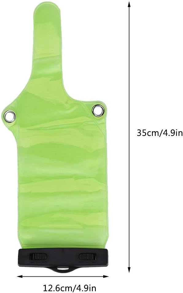Portable Radio Waterproof Bag,2PCS Waterproof Radio Case -proof Sand-proof Environmentally-Friendly PVC Material Waterproof Bag for All Walkie Talkie
