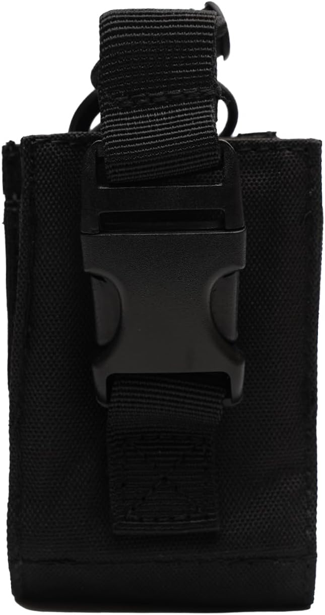 Radio Holder Duty Belt Multi-Function Radio Case Universal Radio Pouch Compatible with Motorola BaoFeng Kenwood Icom HYT Yaesu Walkie Talkie Two Way Radio 2Pack