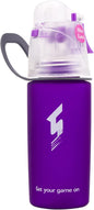 Linowos Drinking and Misting Sports Water Bottle, Non-Toxic BPA Free, Fast Water Flow Opens with 1-Click, Portable Leak-Proof Spray Cup for Cycling Fitness Camping Hiking Outdoor