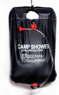 Felicia Portable Solar Heated Camp Shower Bag, 5Gallons/20L PVC Outdoor Shower Bag with Temperature 50°C On/Off Switch Shower Head for Camping Beach Hiking