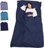 Sleeping Bag Liner Portable Travel Camping Sheets Lightweight and Compact Sleeping Sack Sheets for Adults Comfortable Liners for Traveling Hotel Camping Picnic Hostels Backpacking