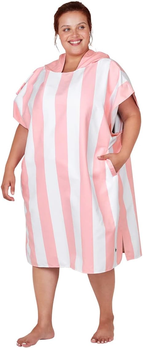 Dock & Bay Adult Poncho - Hooded Towel with Deep Pockets, Changing Robe - Quick Dry - Compact, Lightweight - Includes Bag