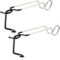 TOBWOLF 2PCS Outdoor Camping Lantern Hook Hangers Water Bottle Holder, Stainless Steel lamp Hanger Stand Water Bottle Bracket, Portable Non-Slip Tent Lamp Hook Cup Holder for Camping, Fishing, Hunting