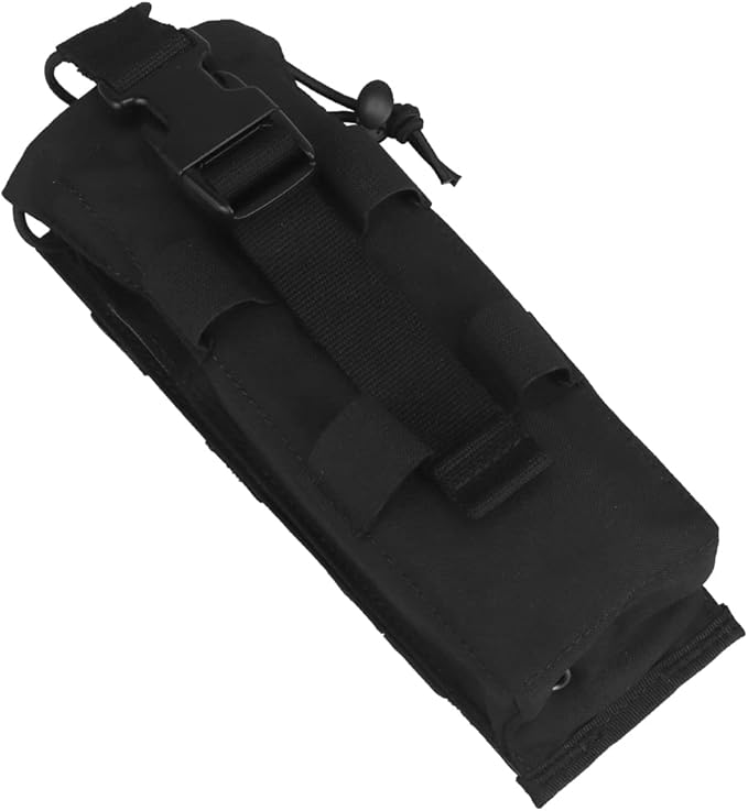 Tactical Radio Holster Duty Belt Walkie Talkie Pouch Mode of Eversion MOLLE Radio Pouch for Vest,Compatible PRC 152 148 Mainstream Military intercom Models