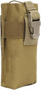 DONGKER Tactical Talkie Holder,Waterproof Molle Water Bottle Bag Nylon Talkie Pouch for Camping Outdoor Activities