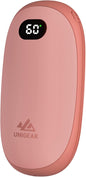 Unigear Hand Warmers Rechargeable, Reusable Portable Electric Hand Warmer 5200mAh USB Power Bank with Multi Heating Level from 95-131℉ and Digital Screen, Great for Raynauds, Outdoor, Camping, Hiking