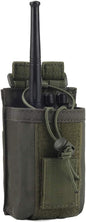 Radio Pouch - 1000D Tactical Molle Adjustable Two Way Radios Holder Bag Case for Walkie Talkies