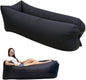 HaiChao Inflatable Lounger Sofa Air Chair Sofa Sleeping Bag Couch Air Sofa Bed for Lakes, Beaches, Garden, Camping (Black)
