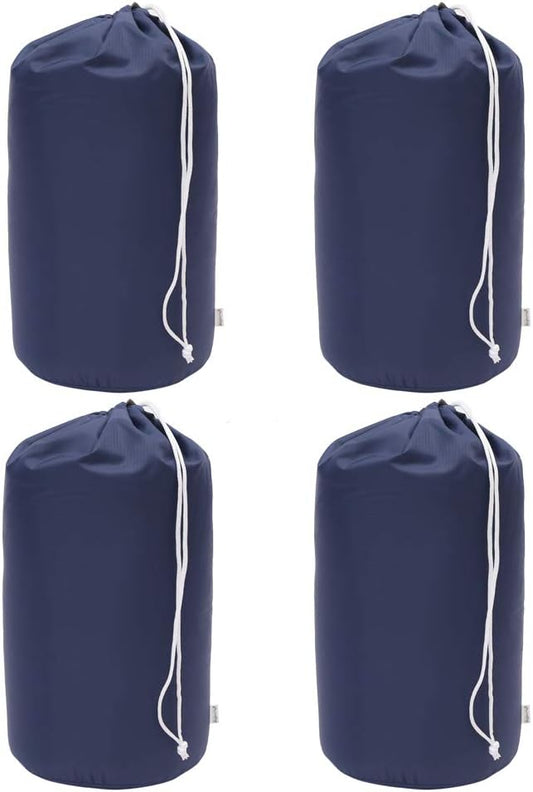 Durable Drawstring Water Resistant Dust Flap Stuff Sack Bag 4-Pack