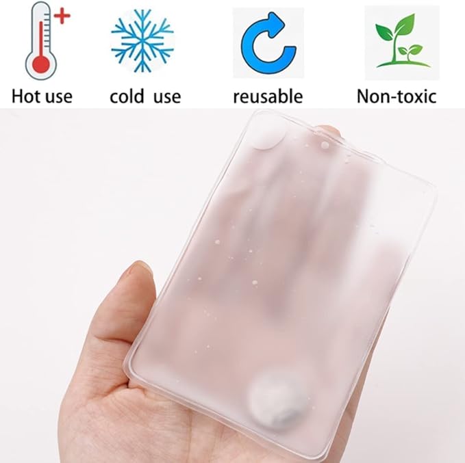 4 Pcs Reusable Snap Heat Pack,Hand Warmers Click,Pouch Gel Hand Warmers Cute Long Lasting Warmth for Camping, Outdoor,Hand Warmers Boil Click Heat Pocket Hand Warmer