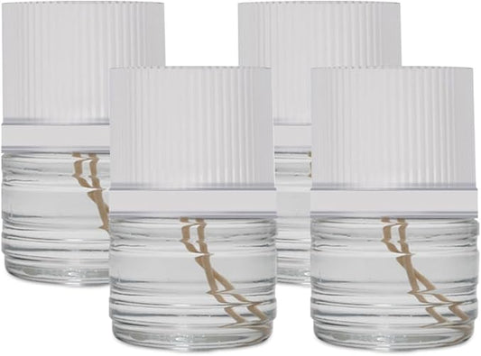 Sterno 100-Hour Emergency Candles Long Burning Candles - Unscented Candles for Emergencies, Candle Set for Power Outages - Long Lasting Candles, Burns Up to 100 Hours - 4 Liquid Paraffin Candles