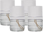 Sterno 100-Hour Emergency Candles Long Burning Candles - Unscented Candles for Emergencies, Candle Set for Power Outages - Long Lasting Candles, Burns Up to 100 Hours - 4 Liquid Paraffin Candles