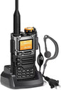K6 UVK5(8)AM/FM/DTMF walkie Talkie 200Three Frequency Receiving walkie Talkie NOAA Weather Forecast, with Flash Replication Frequency Tpye-C LCD Display for Hiking Camping Trip Two-way radio