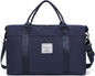 KARRESLY Travel Duffel Bag for Women,Shoulder Weekender Overnight Bag Sports Gym Tote Bag,Waterproof（Dark Blue）