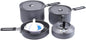 Fire-Maple Feast 4 Piece Camping Cookware Cookware Cookware Kit Outdoor Cookware Set with Pots, Kettle, Saucepans and Spatula for Hiking Fishing Picnic