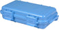 Dry Storage Box, Shockproof Waterproof Box with 2 U‑Shape Buckle, Plastic Storage Container for Cameras, Phones, Camping, Fishing, Hiking(Large-Blue)
