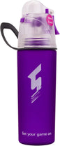 Linowos Drinking and Misting Sports Water Bottle, Non-Toxic BPA Free, Fast Water Flow Opens with 1-Click, Portable Leak-Proof Spray Cup for Cycling Fitness Camping Hiking Outdoor