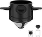 Pour Over Coffee Maker,Portable Stainless Steel Reusable Coffee Filter, Mini Collapsible Paperless Single Serve 1 Cup Coffee Dripper Cup Easy To Clean For Travel Camping