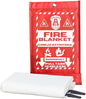 Fire Blanket: Home & Kitchen Fire Extinguisher, Emergency Fireproof Safety Blanket for Camping, Car, Office, 100% Fiberglass, Flame Retardant, Prepared Hero, Thermal, Kit (1 Pack)