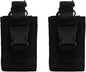 Radio Holder Duty Belt Multi-Function Radio Case Universal Radio Pouch Compatible with Motorola BaoFeng Kenwood Icom HYT Yaesu Walkie Talkie Two Way Radio 2Pack