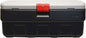 Rubbermaid 48 Gallon Black Action Packer Lockable Latch Indoor and Outdoor Storage Box Container for Home, Garage, Backyard, Single