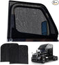 EcoNour XXXL Truck 2-Pack Side Window Shade | Front Side Windows Protects UV Rays and Sun Glare | Stretchable & Breathable Mesh Sunshade for Kenworth T680, Peterbilt 579, 589 | Driver Window Screens