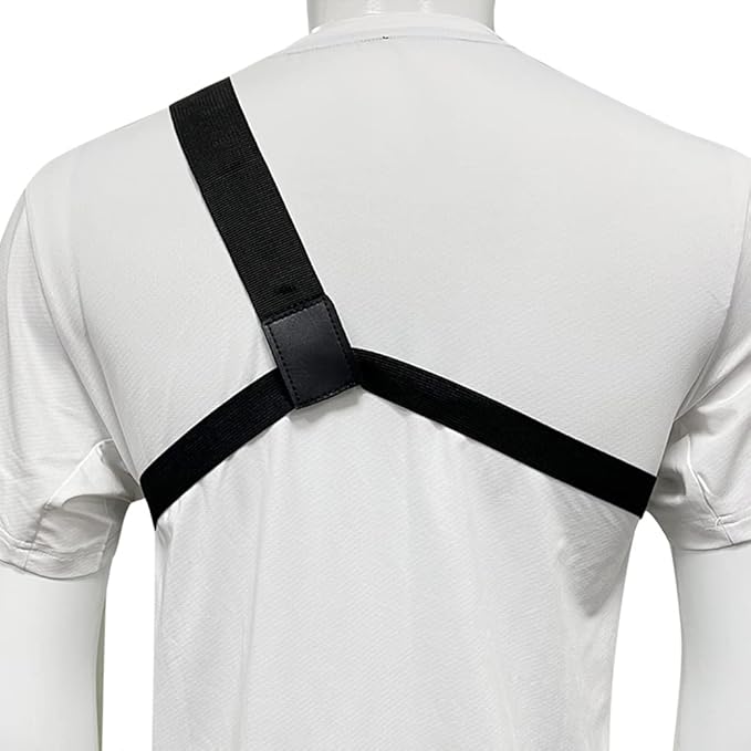 Radio Chest Harness Shoulder Radio Holster Chest Pack Adjustable Single Radio Pouch Two-Way Radio Holster for Motorola Radios and BAOFENG Walkie Talkies etc.
