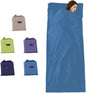 Sleeping Bag Liner Travel Camping Sheet, Lightweight Portable Sleeping Sheets for Outdoor Travel Backpacking Hiking Picnics Hotels