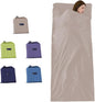 Sleeping Bag Liner Travel Camping Sheet, Lightweight Portable Sleeping Sheets for Outdoor Travel Backpacking Hiking Picnics Hotels