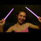 Glow Sticks Bulk Wholesale, 100 12” Pink Industrial Grade Jumbo Light Sticks, Bright Color, Glow 14 Hrs, Safety Glow Stick w/ 3-year Shelf Life, Ideal for Camping & Emergency, GlowWithUs Brand