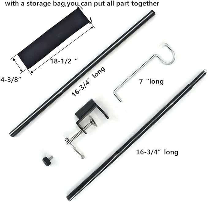 Camping Lantern Stand Folding Lamp Stand Camping Light Hanging Poles Lantern Pole Hanger for Outdoor