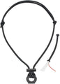 PSKOOK Fire Starter Necklace, Survival Paracord Necklace with Flint and Steel, Bushcraft Necklace for Camping, Hiking and Backpacking