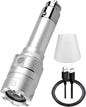 Small Flashlight Rechargeable with Diffuser 12 Volt Car Cigarette Lighter & USB C Charge for Auto Vehicles Emergency, Car Escape, Outdoors, Daily Use