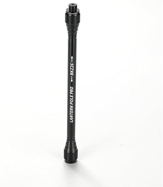 CAMPINGMOON Camping Gas Lantern Extension Pole Rod Black