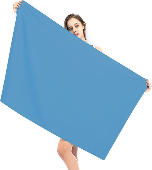 Microfiber Travel Sports Towel and Quick Dry Towel,Super Absorbent & Lightweight for Camping Gym Beach Bath Yoga Swimming Backpacking