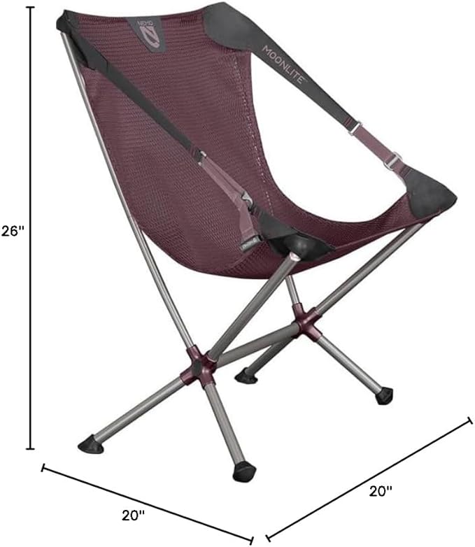 NEMO Moonlite Reclining Camp Chair - Huckleberry