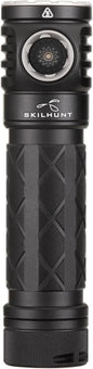 EC200 Powerful EDC 2250 lumens USB-C Rechargeable LED Flashlight - Lightweight, Compact Mini Pocket light Home use Camping Hiking Running Waterproof Outdoor Sports Hands-Free (Cool White 6500K, Black)