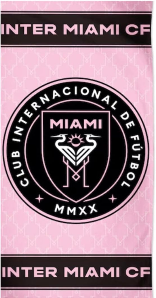 Pure Essence - Inter Miami FC Leo Messi Beach Towel 28X58