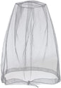 Cinvo Head Net Hat Bug Net Face Netting for Bugs No See Ums Insects Gnats Biting Midges from Outdoor Activities, Spacious Net Room Works Over Most Hats Comes with Free Stock Pouches- Grey