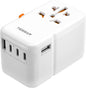 Universal Travel Adapter 85W GaN, TESSAN International Power Adapter with 5 USB(3 USB C) Charging Ports, Worldwide Outlet for US to European EU UK AUS Ireland(Type C/G/A/I)