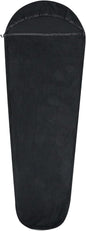 Ultralight Fleece Sleeping Bag Liner,Mummy Sleeping Bag Liner with Hood and Stuff Sack Suit for Camping,Travelling and Hiking in All Seasons
