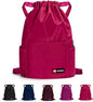 ZOORON Waterproof Drawstring Gym Backpack Bag for Men & Women, Sport Gym Sack Mini Travel Daypack