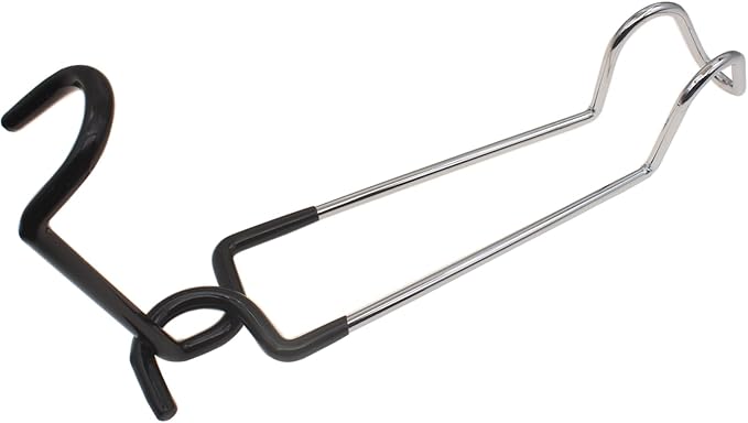 Camping Lantern Hook Hangers Anti-Slip Tent Pole Hook S Lantern Holder Hanger Clips Lantern Stand Hook Camping Light Pole for Camping Fishing Hunting(2pcs)