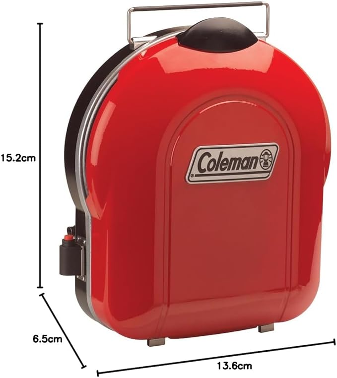 Coleman Fold N Go Propane Grill with 6000 BTUs of Power Portable Folding Grill with Adjustable Burner & InstaStart Button