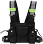 Ousawig Universal Radio Chest Harness Bag Tactical Chest Front Pack Pouch Holster Vest for Two Way Radio Walkie Talkie