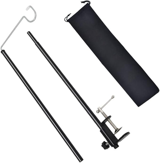 Camping Lantern Stand Folding Lamp Stand Camping Light Hanging Poles Lantern Pole Hanger for Outdoor