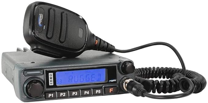Rugged Radios GMRS 45 Watt Long Range Two Way Mobile Radio Only for Overlanding Off Road Farming Jeep Tacoma Easy Installation Works with Other GMRS Radios