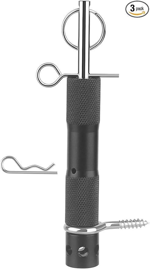 Perimeter Trip Alarm, Camping Trip Wire Alarm Device, Early Warning Security System for Camping and Property Safety, Use 209 Primers C2, black