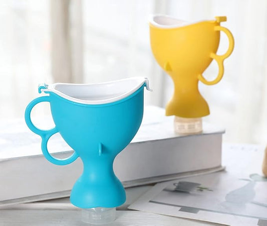 Portable Universal Urination Device Friendly-for Emergency Urinal Unique Shape Urinal Good Use for Travelling Hiking or Driving on Road Etc. This Can Match Both Men Women Urinal