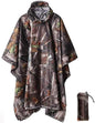 Hooded Rain Poncho Waterproof Raincoat Jacket for Men Women Adults, Military Poncho for Outdoor Activities Camping Fishing